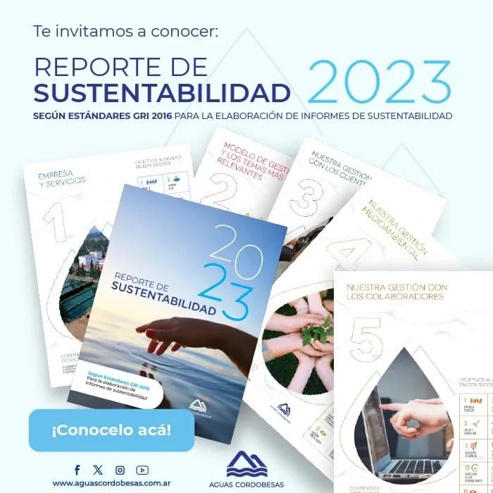 Aguas Cordobesas presenta su 16° Reporte de Sustentabilidad 