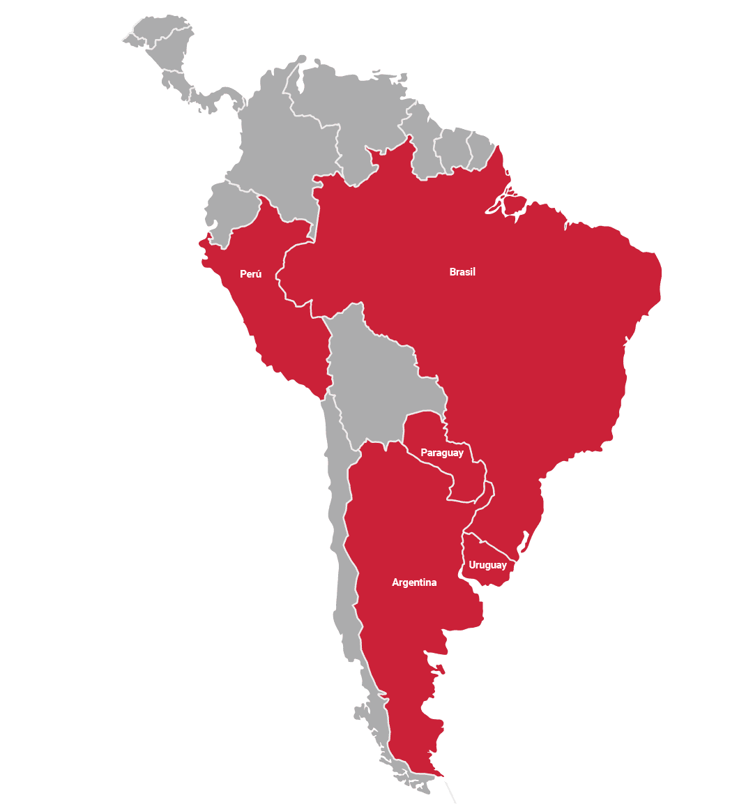 Mapa de la región